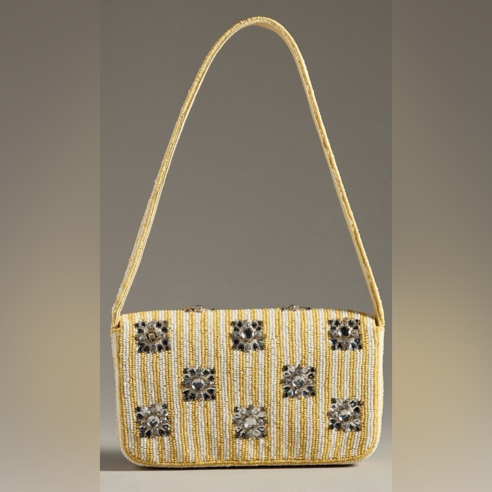 Anthropologie The Fiona Beaded Bag -Geometric Edition NWT